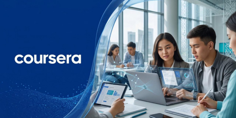 Қазақстан Coursera-ның жаңа AI индексінде 55-орынға ие болды