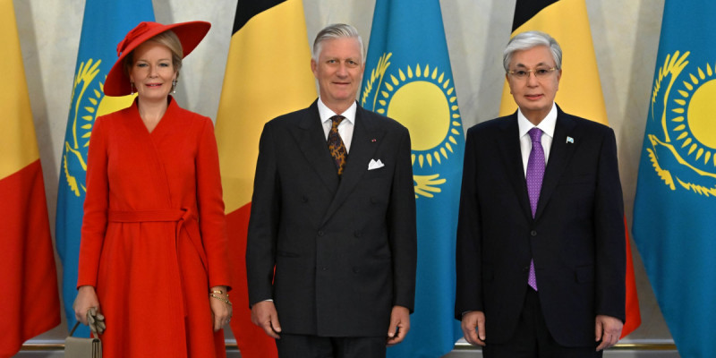 Қасым-Жомарт Тоқаев Бельгия Королімен және Патшайымымен шағын құрамда келіссөз жүргізді