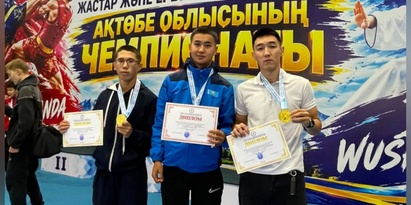 Ұлттық ұланның әскери қызметкерлері ушу-саньдадан облыстық чемпионатта 3 жүлде иеленді