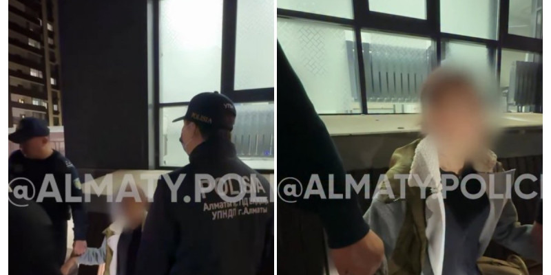 Алматыда тапаншамен жүрген әйел ұсталды (ВИДЕО)