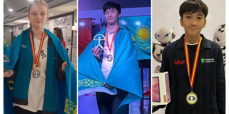 Алматылық шахматшылар әлем чемпионатында 3 медаль жеңіп алды