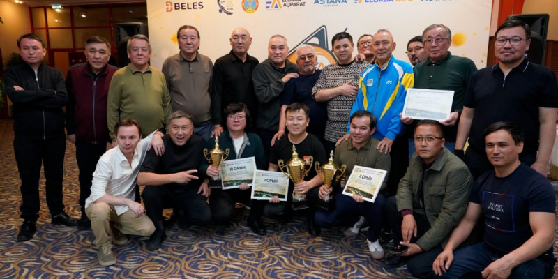 Elorda Aqparat бильярд турнирінің жеңімпаздары белгілі болды