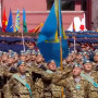 Президент Мәскеудегі әскери шеруге қатысқан қазақстандық сарбаздарға құрмет көрсетті