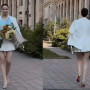 «Төрт баланың анасысың ғой»: Қайрат Нұртастың әйелі қысқа киінемін деп сынға ұшырады