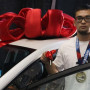 Парадзюдодан әлем чемпионы атанған балуанға көлік мінгізді