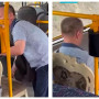 Желіде автобусқа өз орындығымен кірген жолаушының әрекеті талқыланып жатыр (ВИДЕО)