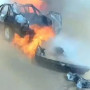 Маңғыстауда көлік жарылды