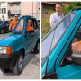 Италияда механик әлемдегі ең жіңішке көлікті құрастырды (ВИДЕО)