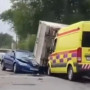 Талдықорғанда жедел жәрдем көлігі екі көлікпен соқтығысты