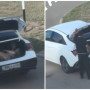 Астаналық ер адам әйелді көліктің жүк салғышына салып, алып кеткен (ВИДЕО)