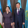 Мәжіліс спикері Өзбекстанның Олий Мәжіліс Сенатының төрағасы Танзила Нарбаевамен кездесті