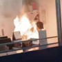 Алматының әуежайында белгісіз адам өзін-өзі өртемек болған (ВИДЕО)
