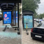Алматыда көлік аялдамаға соғылып, бір адам зардап шекті