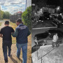Орал тұрғыны гараждардың қабырғасын тесіп, көлік дөңгелектерін ұрлап кеткен
