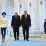 Ақордада Италия Президенті Серджо Маттарелланы салтанатты қарсы алу рәсімі өтті