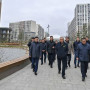 Президент «Нұра» ауданындағы Greenline бульварын аралап көрді