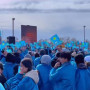 500 бірегей шапан: Жаңаарқа тұрғындары жаңа рекорд орнатты