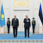 Ақордада Эстония Президентін салтанатты қарсы алу рәсімі өтті