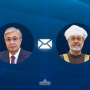 Президент Оман Сұлтанына құттықтау жеделхатын жолдады