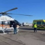 ШҚО-да жүкті әйел тікұшақпен ауруханаға жеткізілді