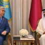 Президент Қатар Мемлекетінің Әмірімен телефон арқылы сөйлесті