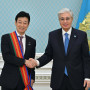 Президент Жапония Парламентінің Қазақстанмен достық лигасының төрағасын «Достық» орденімен марапаттады