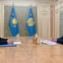 Президент Ұлытау облысының әкімі Есет Байкенді қабылдады