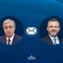 Мемлекет басшысы Словакия Президентіне құттықтау жеделхатын жолдады