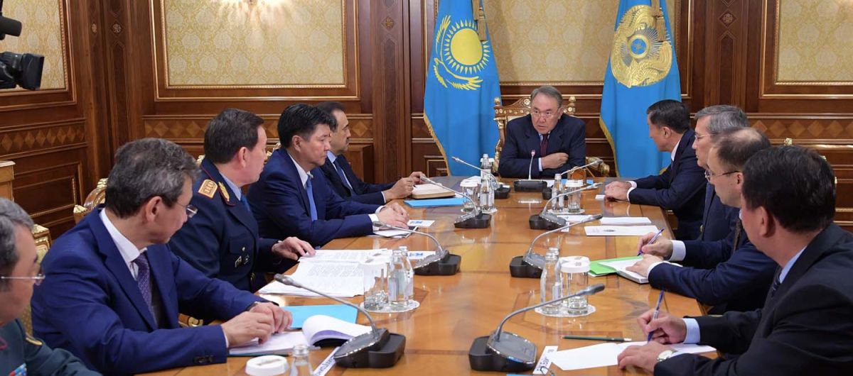 Нұрсұлтан Назарбаев, ҚР Президенті: Барлық қажетті шараны қабылдауды тапсырамын