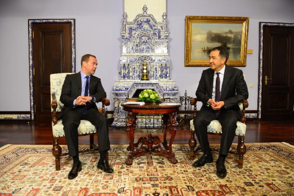 Сағынтаев пен Медведев ҚР және РФ екіжақты ынтымақтастықты талқылады