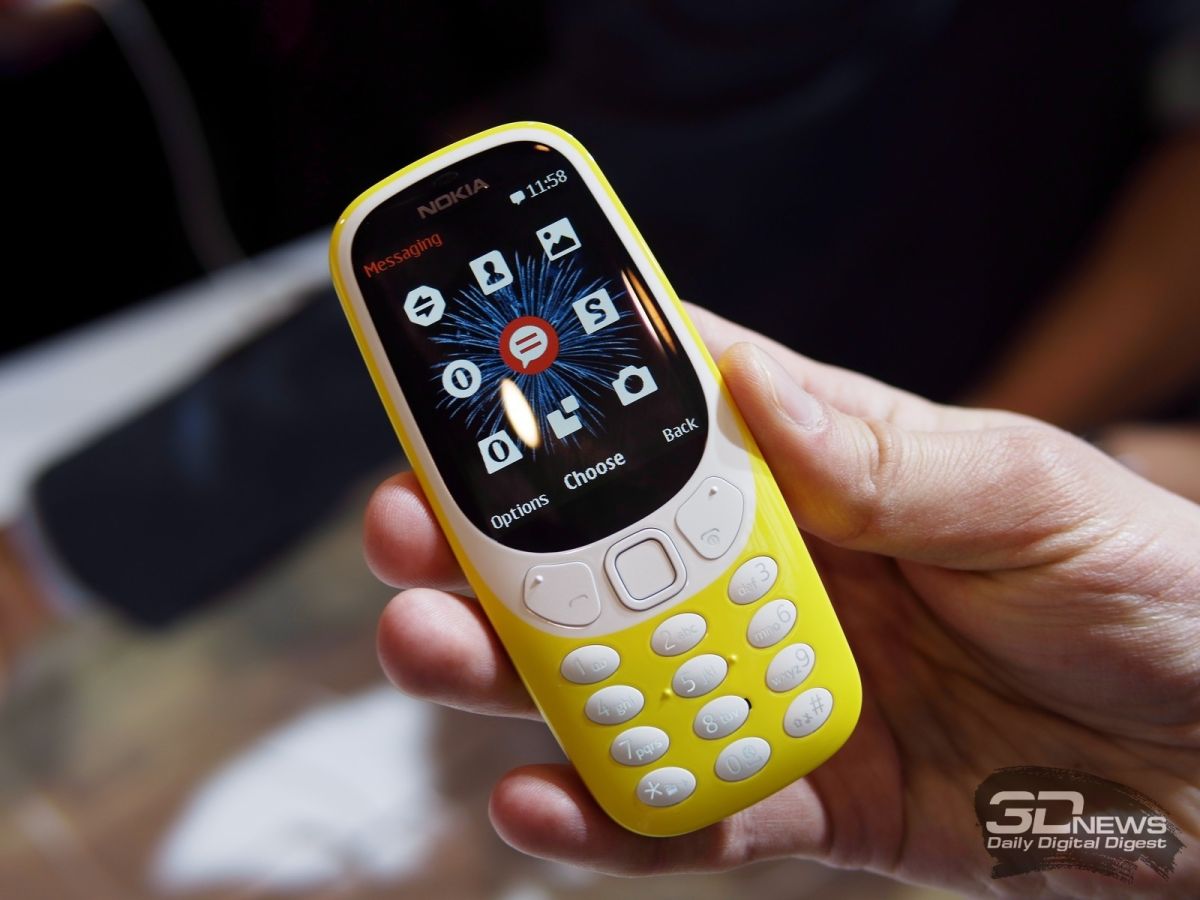 Nokia 3310 телефоны өтімді бола бастады
