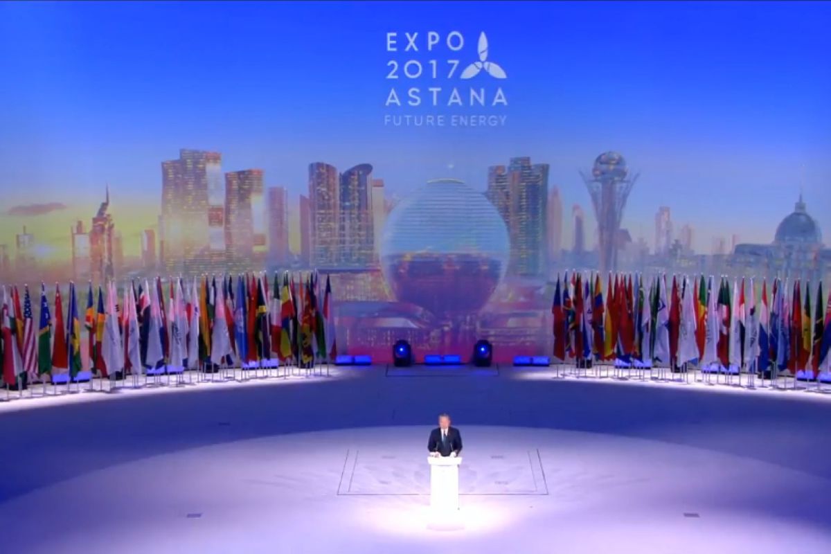 Президент Нұрсұлтан Назарбаев «ЭКСПО-2017» көрмесіне қатысушы мемлекеттерге алғыс білдірді