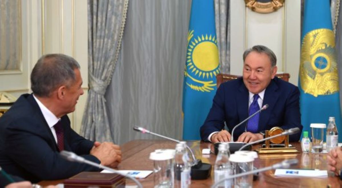 Назарбаевқа "Татарстан Республикасына сіңірген еңбегі үшін" ордені табысталды