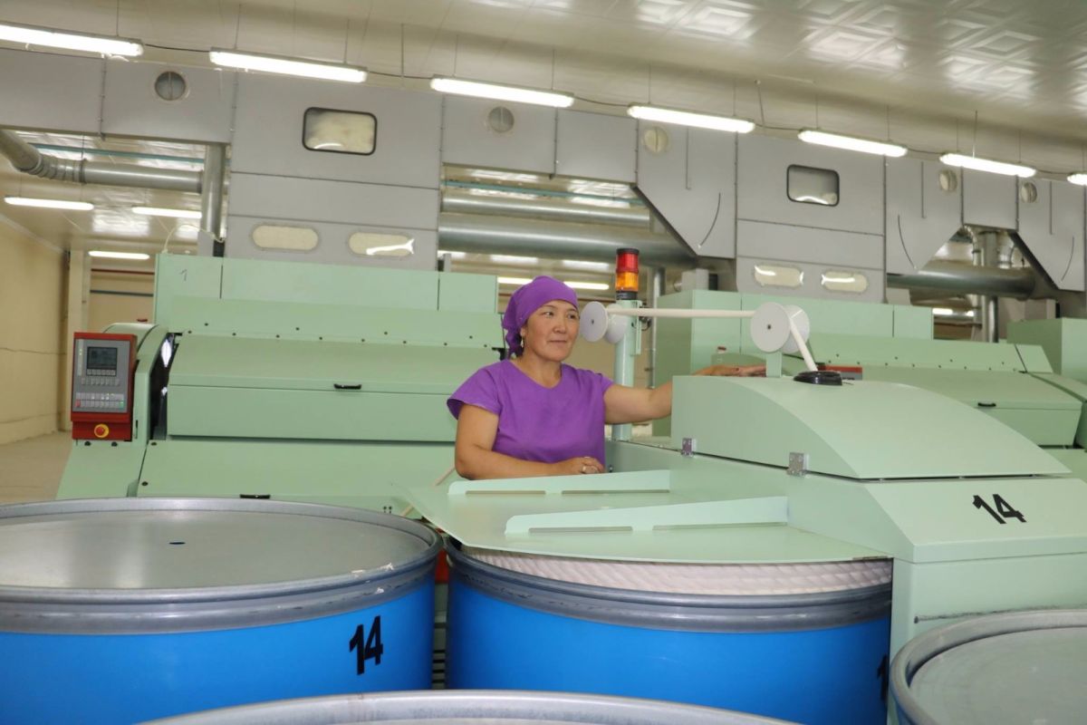«Azala Cotton» ЖШС  тоқыма иіру-ширату фабрикасы жұмысын бастады