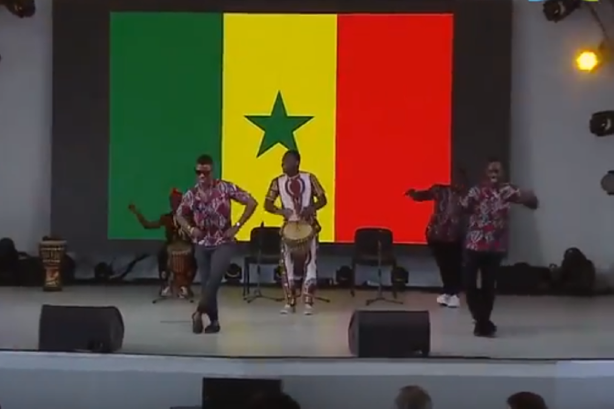 Африкалықтар «ЭКСПО-2017» көрмесінде «Қара жорға» биін биледі