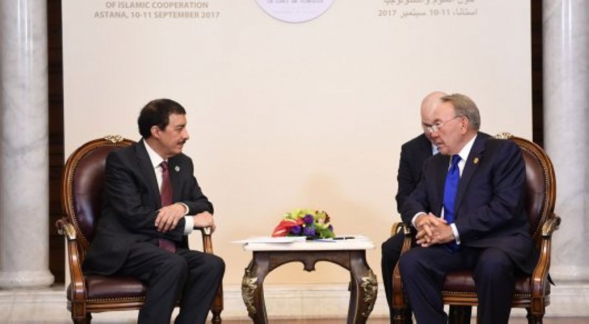 Назарбаев Ислам даму банкі президентімен кездесті