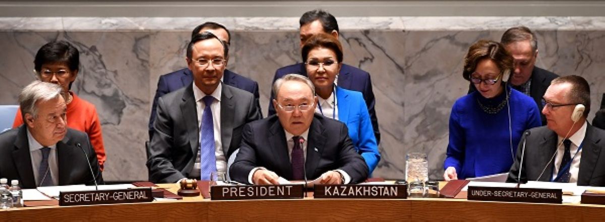 Назарбаевтың төрағалығымен БҰҰ Қауіпсіздік кеңесінің отырысы өтті