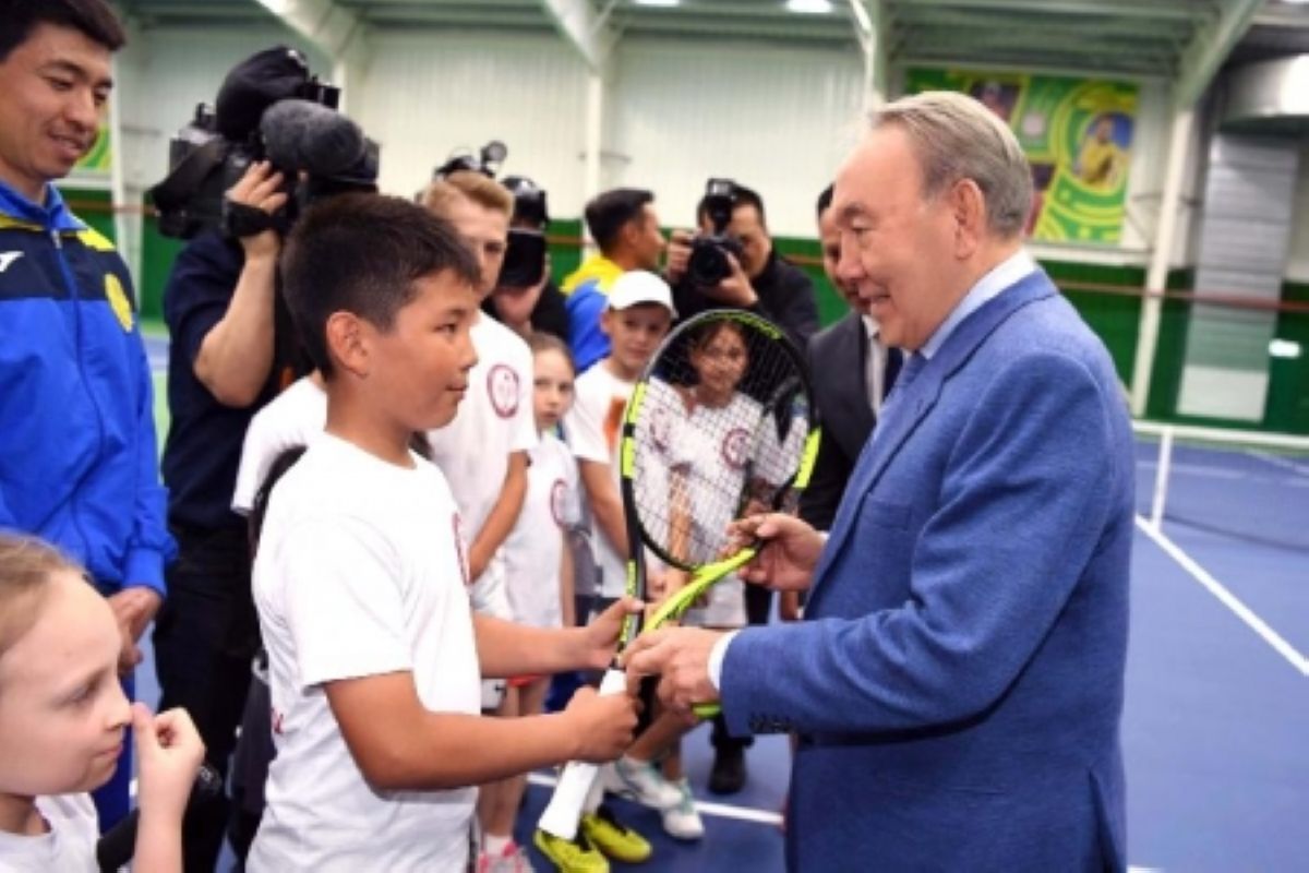 Мемлекет басшысы Алматыдағы жаңадан салынған «Эйс» теннис орталығына барды