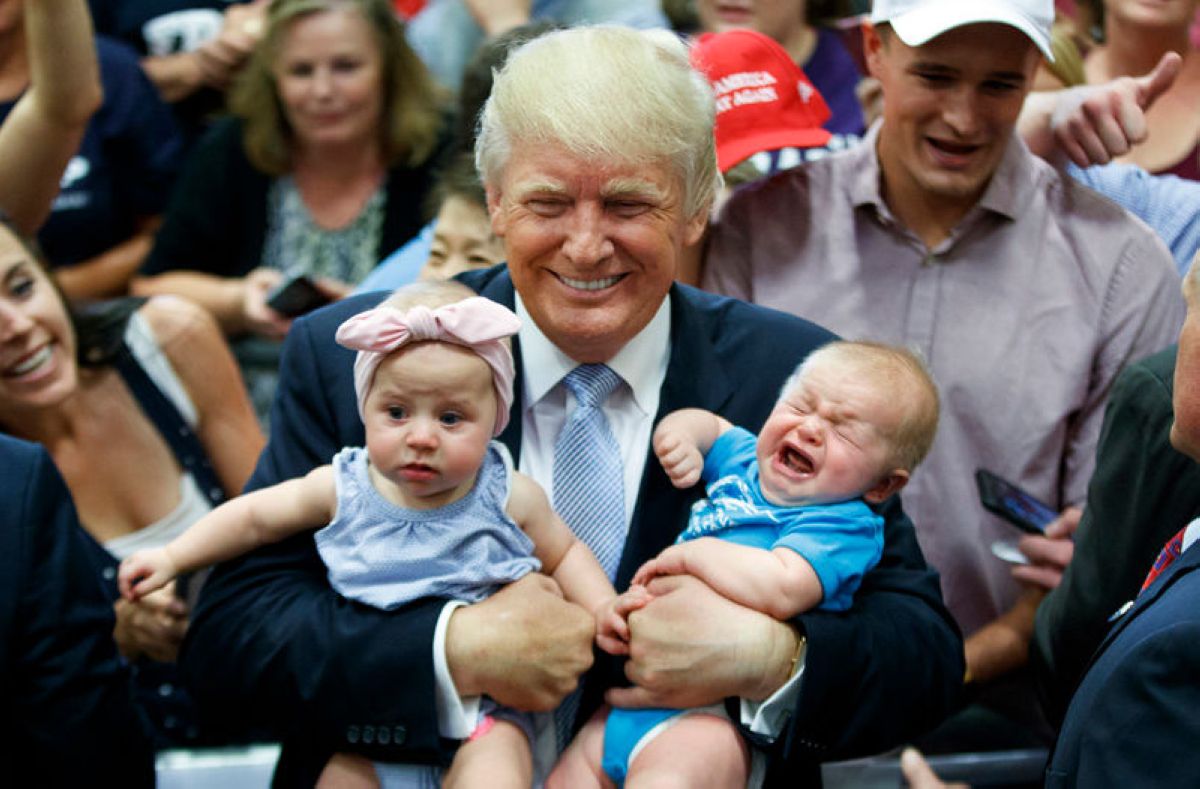 Трамптың балаларға жаны ашыды