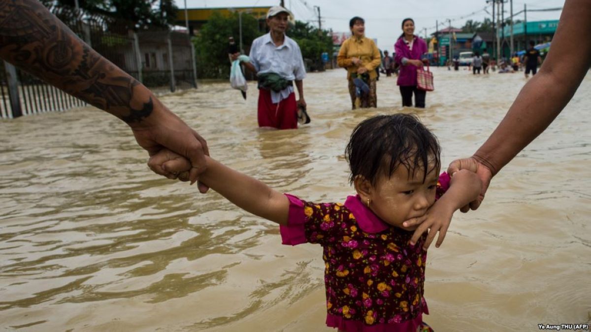 Мьянмада тасқын кесірінен ондаған мың адам көшті