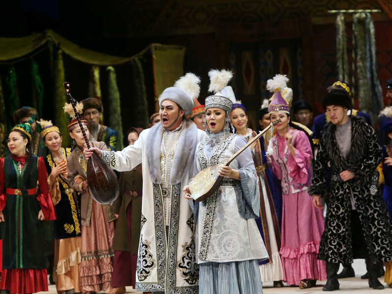 «Біржан - Сара» операсы ашық аспан астында