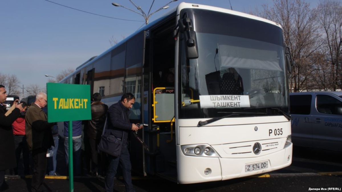 Түркістан-Ташкент бағытында автобус жүре бастады