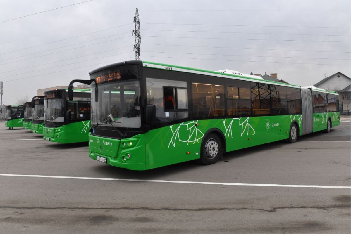 Алматының автобус паркі 100 пайыз жаңарады