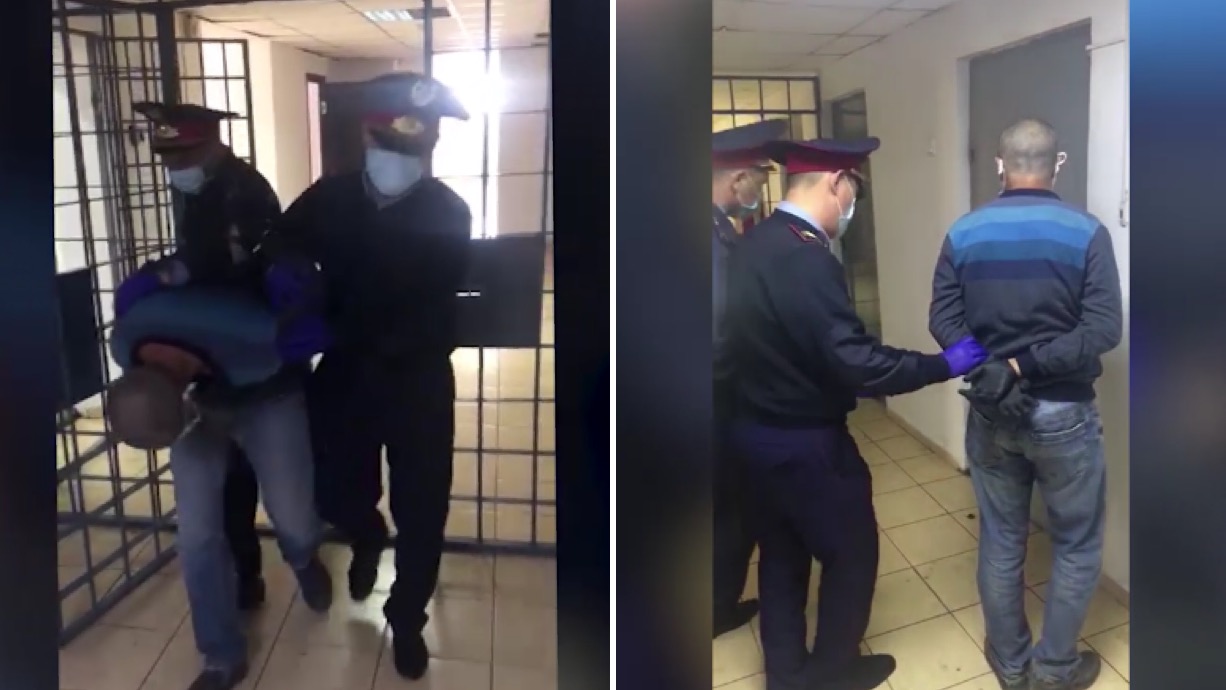 Алматы облысында әскери қызметкерді соққыға жыққан бұзақы ұсталды (видео)