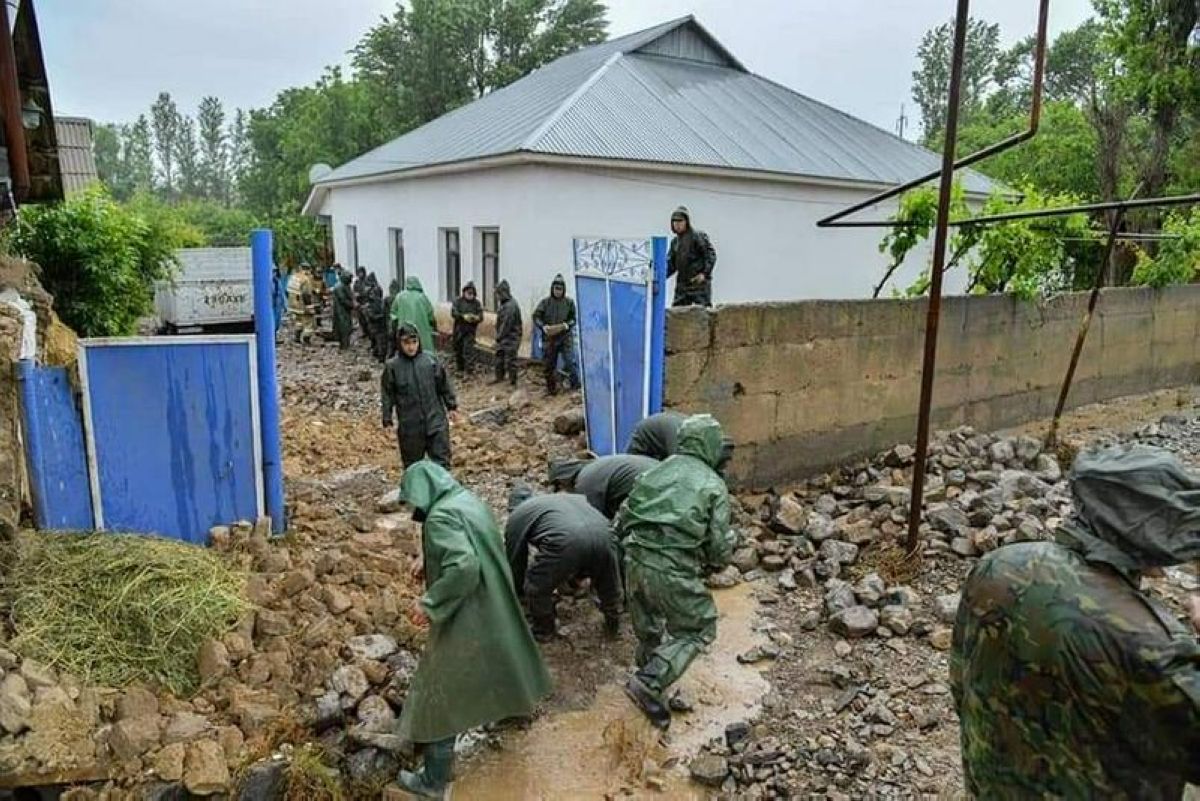 Шымкент: Елтай ауылында су басқан аумақтан 300 адам эвакуацияланды