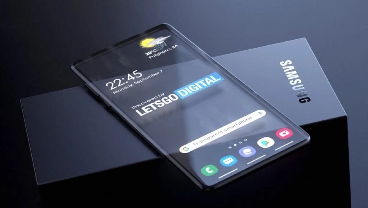 Samsung мөлдір экранды смартфон жасап шығарады