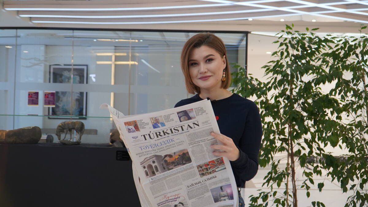 Túrkistan газетінің №49 санына Алла Гаврина шолу жасады