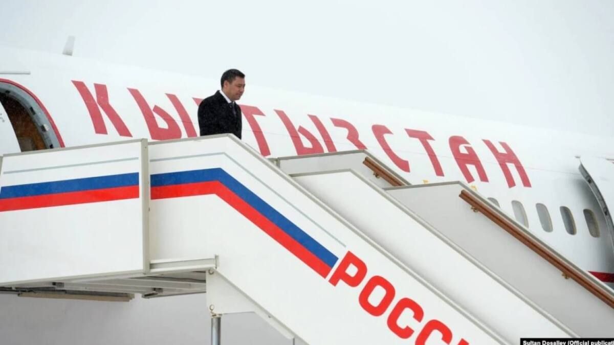 Қырғыз президенті тағы да Ресейге аттанды