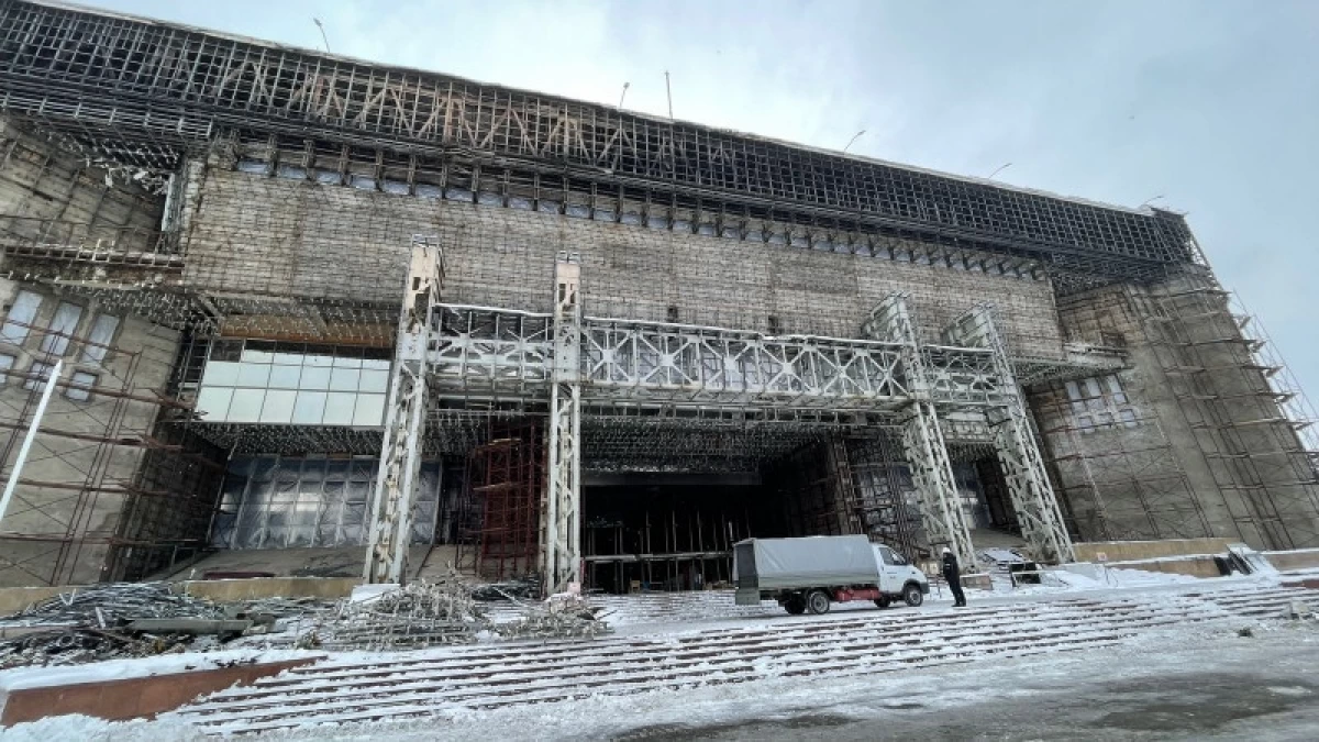 Алматыдағы өртеніп кеткен Президент резиденциясының іші көрсетілді