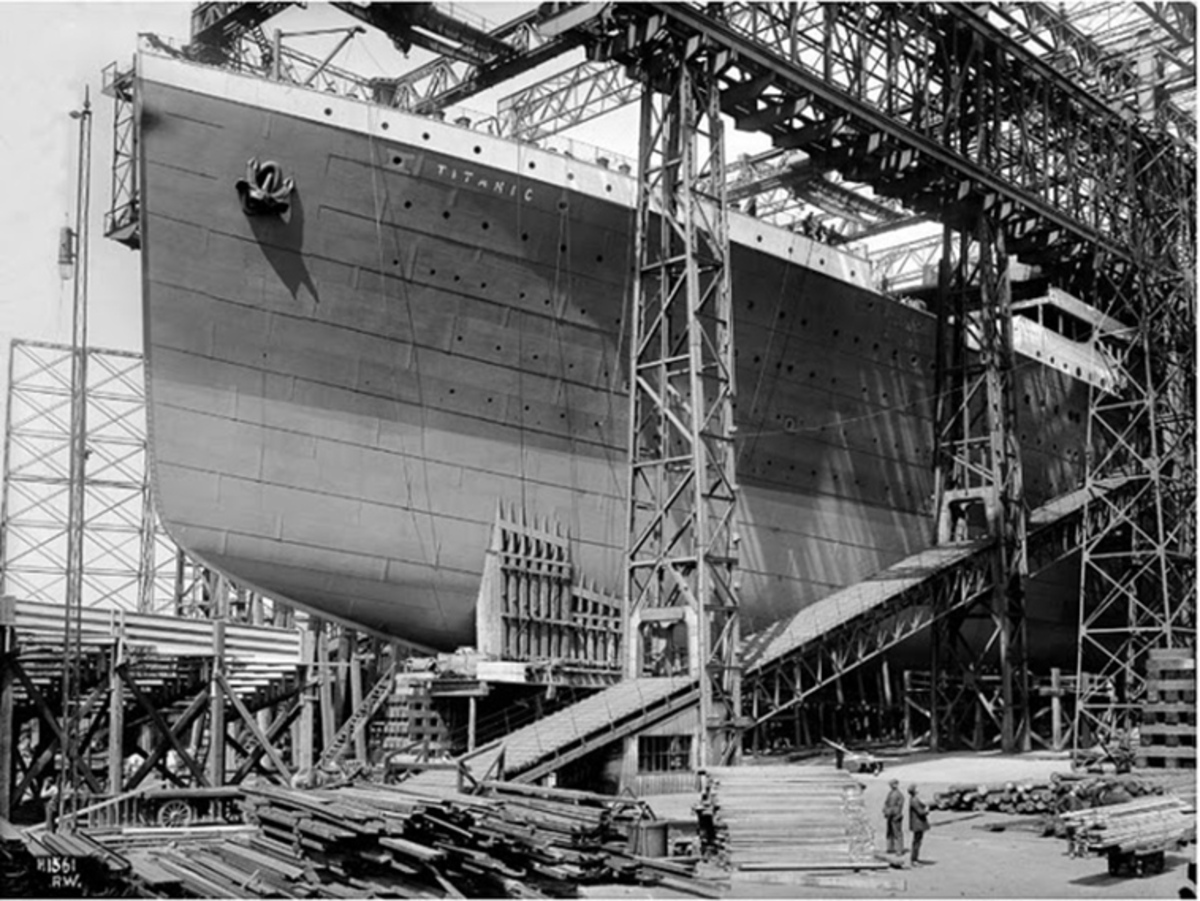 «Титаник» кемесі қалай құрастырылғанын айғақтайтын 18 сурет жарияланды